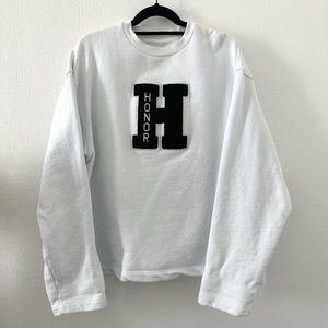 Honor the Gift, Campus Crewneck - L - White